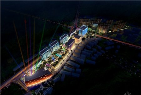 芜湖兴隆国际城夜景图片