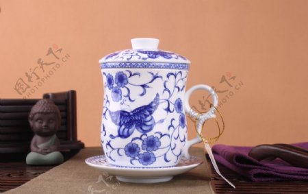 茶具青花瓷图片