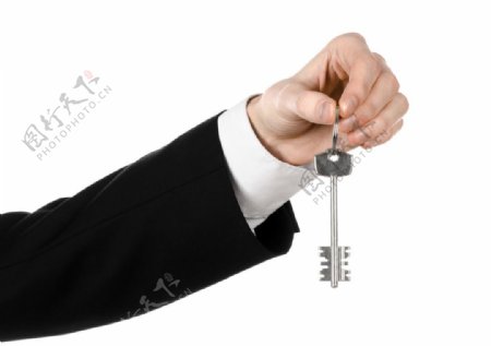 交付房屋钥匙图片
