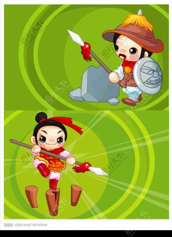 经典中国卡通人物设计图片