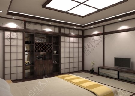 日系卧室图片