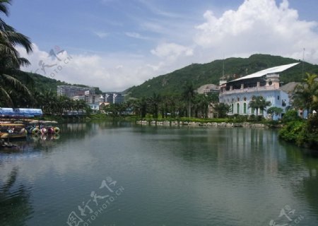 深圳海洋公园水景图片