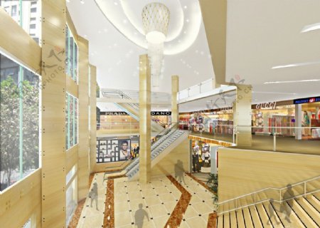 百货商场中庭设计图片