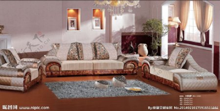 紫馨皇朝沙发图片