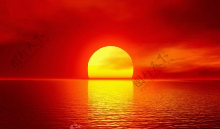 太阳升背景图片
