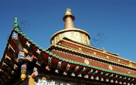 屋檐藏族图片