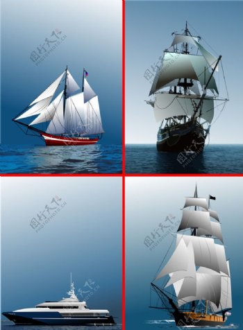 帆船轮船游轮图片