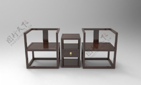新中式禅椅图片