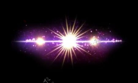 紫色粒子星光背景视频
