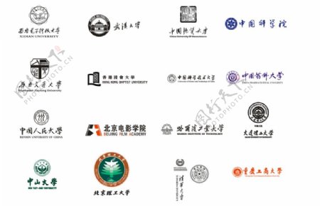 各大学矢量logo图片