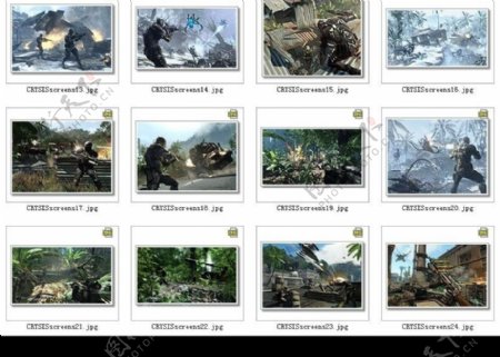 Crysis超高清晰游戏截屏RAR打包02内含1324共12张图片