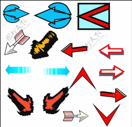 创意箭头个性指示标图片