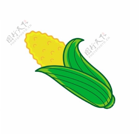 q版玉米图片