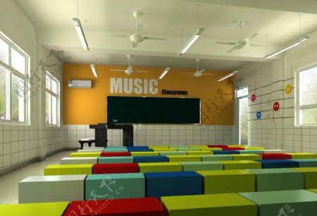小学音乐教室图片