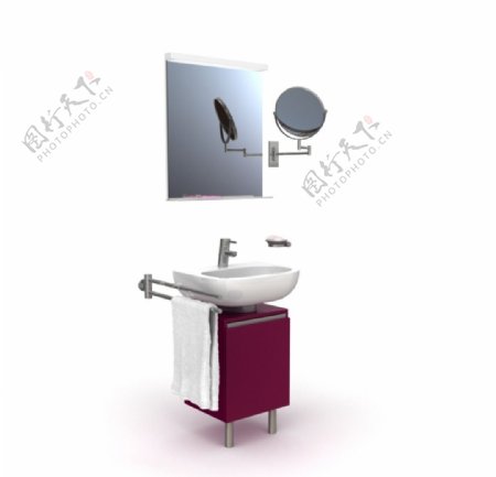 橱柜盥洗盆镜子图片