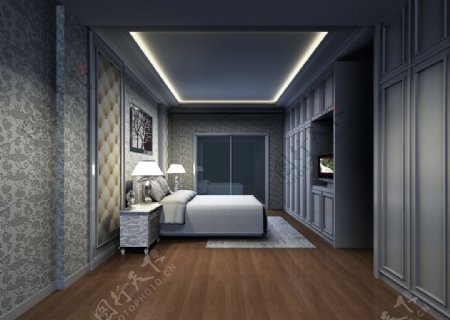 3D卧室效果图图片