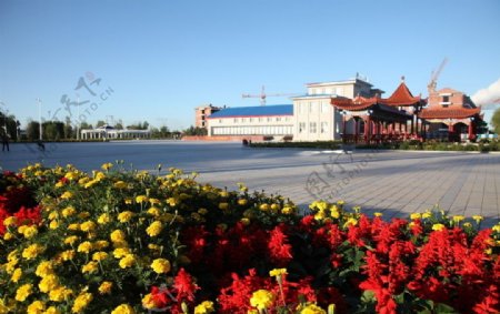 红星农场文化广场图片