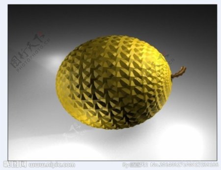 3D模型榴莲源文件图片