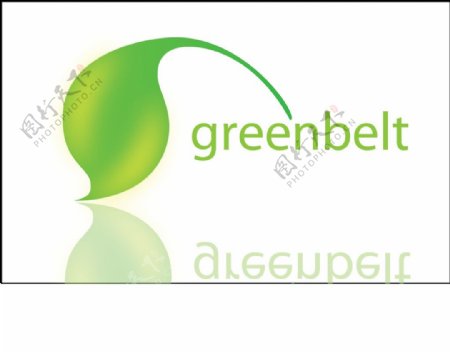 绿色地带环保标志图片