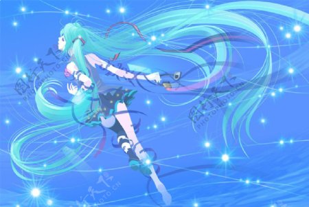 初音Miku背景图片