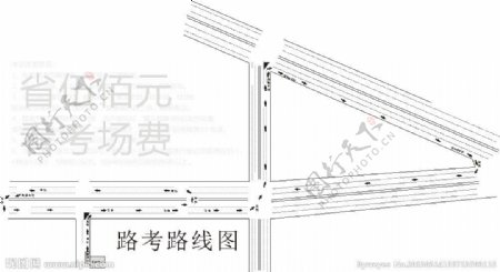 武汉金银潭考点科目3路线图2013年3月图片