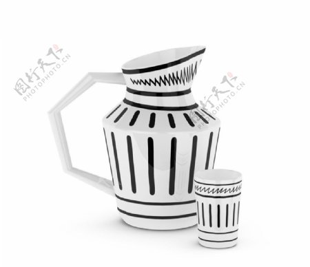 茶杯模型茶壶图片