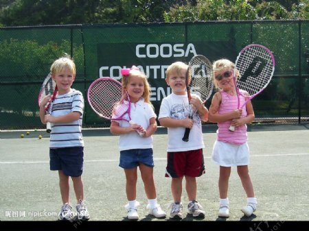 兒童網球图片