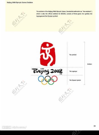北京2008年奥运会徽规范管理手册英文版图片