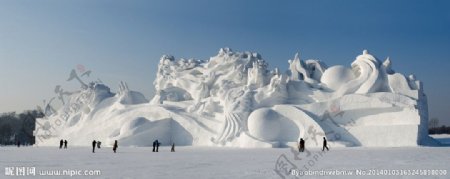 2014太阳岛主雪雕图片