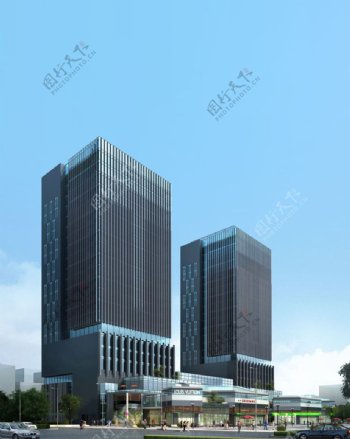 市中心商务大楼效果图片