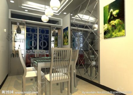 餐厅模型客厅模型室内设计图片
