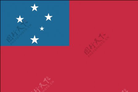 萨摩亚国旗图片