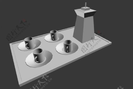 茶具模型图片