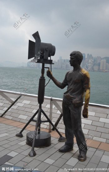 雕像雕塑拍摄人物图片