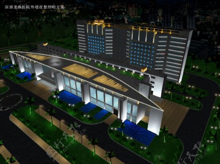 深圳龙珠医院鸟瞰图图片