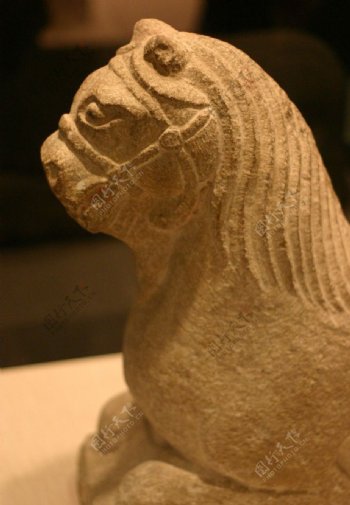 雕塑狮子动物艺术图片