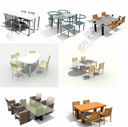 7套餐桌椅图片