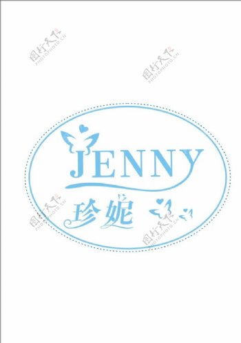 珍妮女孩饰品logo图片