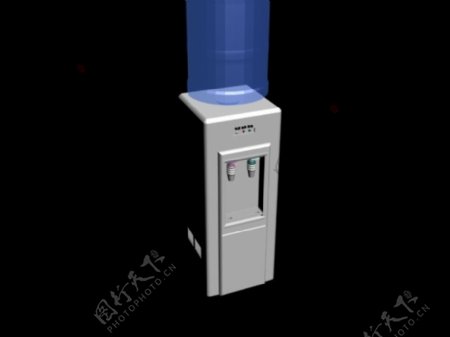 3DMAX制作饮水机图片