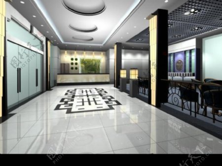 酒店走廊模型贴图全图片