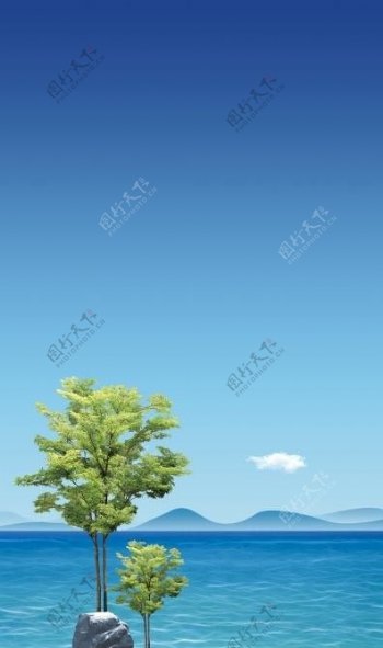 简单风景一个树写意树图片
