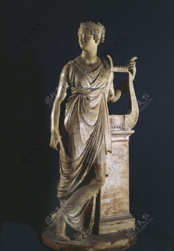 古希腊大理石女神雕像图片