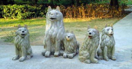 深圳仙湖植物园雕塑图片
