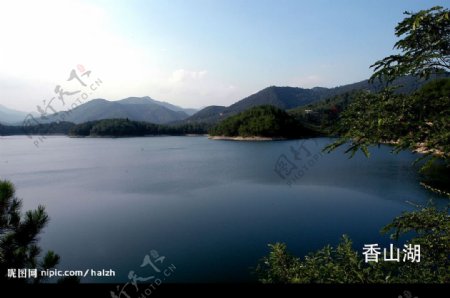 香山湖图片