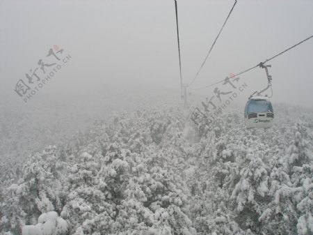 苍山雪景图片