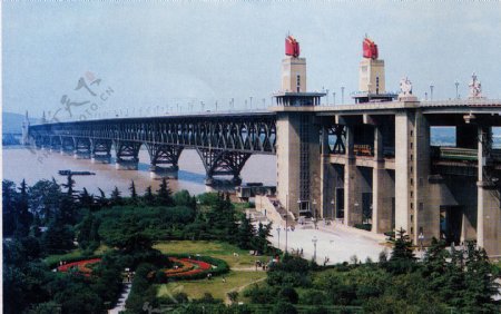 南京长江大桥旧照片图片