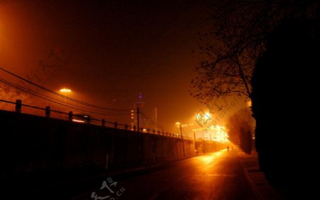 郑州市花园路北环路夜景图片