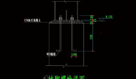 柱脚锚栓图片