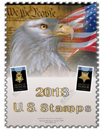 2013美国邮票图片