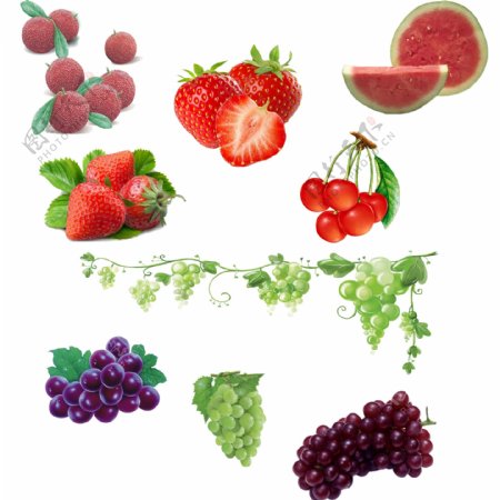 葡萄草莓图片